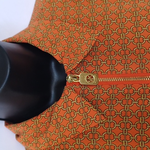Michael Kors orange tunic blouse - Picture 2 of 6